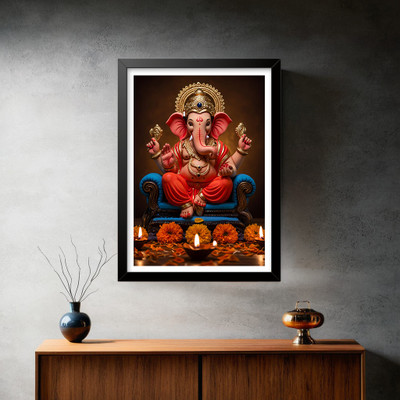 ArtRecall Lord Ganesh photo frame Religious Frame