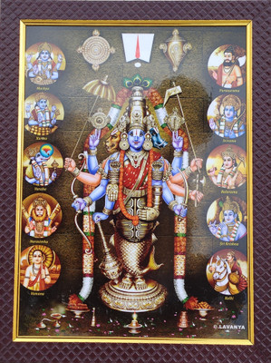 VJ ENTERPRISES Vishnu Dashavatar Religious Frame