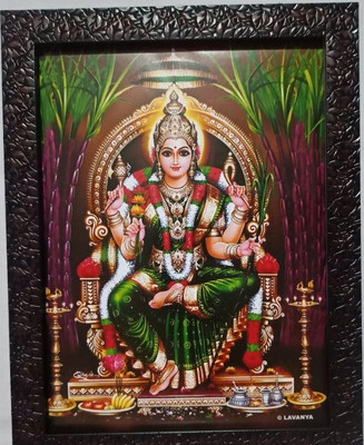 VGS MARKETINGS Tripura Sundari Mata Religious Frame