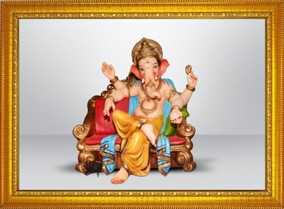 FRIZZY ARTS Ganesh ji Religious Frame