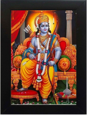 PY Creation Lord Rama Religious Frame