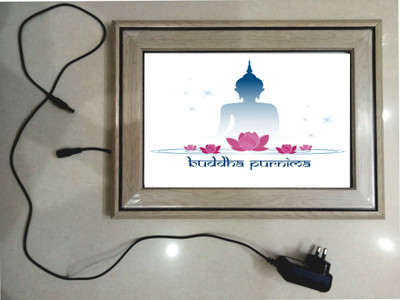 anshul internet point , BUDHHA PURNIMA , LED Religious Frame