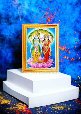 SUNINOW vishnu laxmi Religious Frame