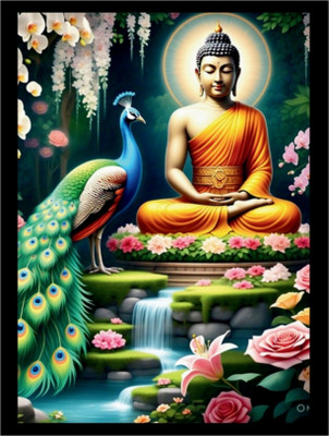 Kulthia Creation Gautam Buddha Religious Frame
