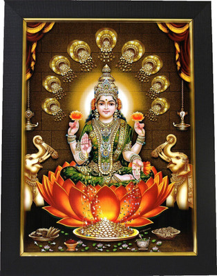 Stuthi Arts Dhana Lakshmi God Photo Frame Religious Frame