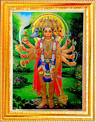 SUNINOW Hanuman photo Religious Frame