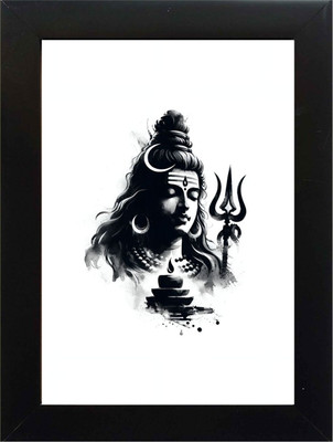 PY Creation Lord Shiva Religious Frame