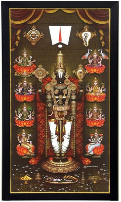 VJ ENTERPRISES Ashtalakshmi Tirupati balaji Religious Frame