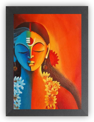 US COLLECTION Mahadev Religious Frame