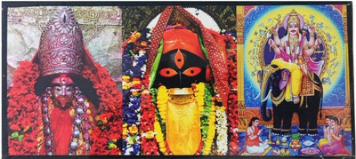 Hitech Hitech Sales Maa Tara, Maa Kali, Bhagwan Vishwakarma ji Laminated Religious Frame