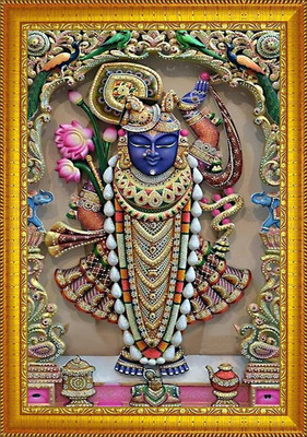 VJ ENTERPRISES SRINATH JI Religious Frame
