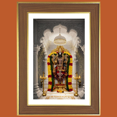 HitechMart Lord Balaji Photo Frame 12x16 Inches Religious Frame