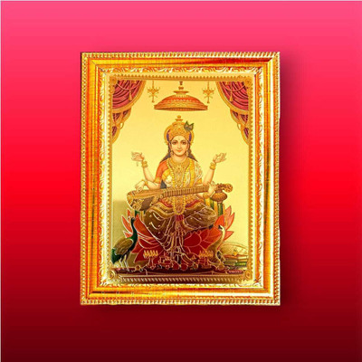 SUNINOW saraswati ji Religious Frame