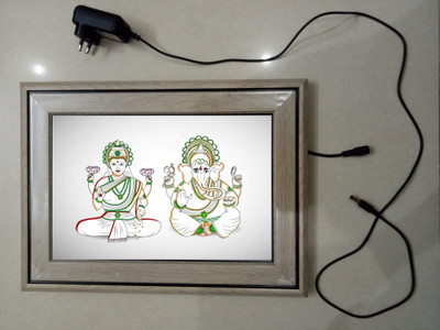 ANSHUL INTERNET , LAXMI GANESH JI , LED Religious Frame