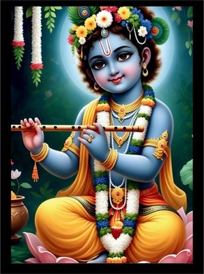 Kulthia Creation Lord Krishna Religious Frame