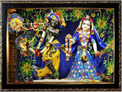 ER Enterprises GOVIND DAVJI A4 SIZE PHOTO WIITH FRAME Religious Frame