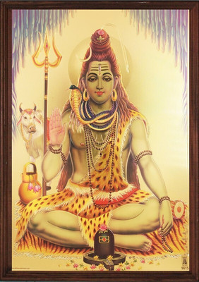 VJ ENTERPRISES Shiva Religious Frame