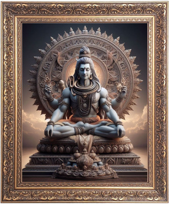 HitechMart Lord Shiv Religious Frame
