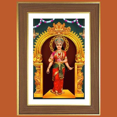 HitechMart Devi Kanyakumari Photo Frame 14x18 Inches Religious Frame