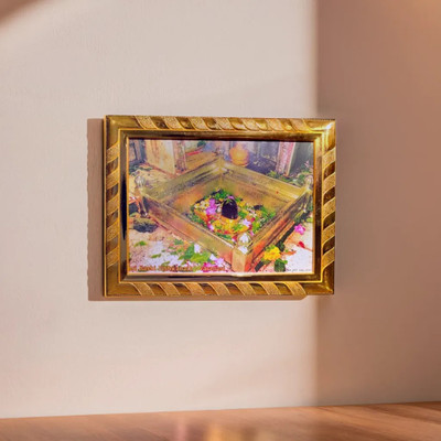 Rhaa Elegant Shivling from Baba Kashi Vishwanath Temple Religious Frame