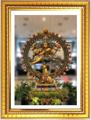 HitechMart Lord nataraja Photo Frame 12x16 Inches Religious Frame
