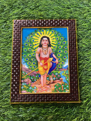 FRAMTASTIC God Bala Subramanya Swamy Photo Frame | Bala Murugan Religious Frame