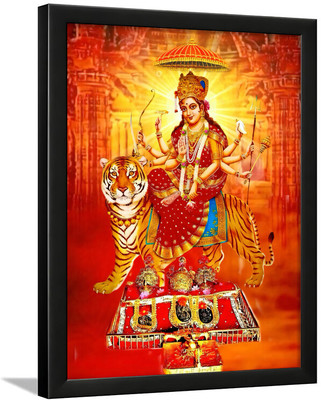 Designhunar Durga Mata Religious Frame