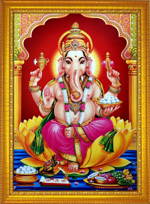 FRIZZY ARTS Ganesh ji Religious Frame