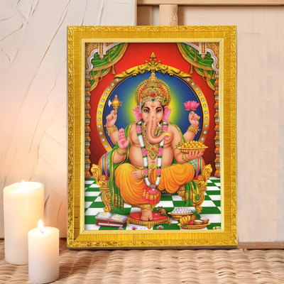 Art Street Divine Lord Ganesha Religious Frame