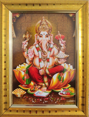VJ ENTERPRISES Ganesha Religious Frame