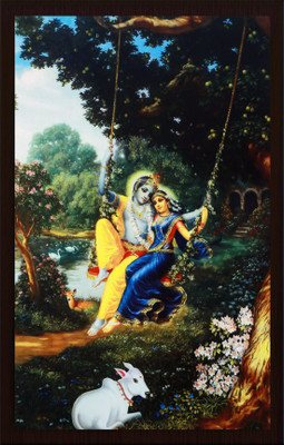 Darsh Craft Radha Krishna Religious Frame