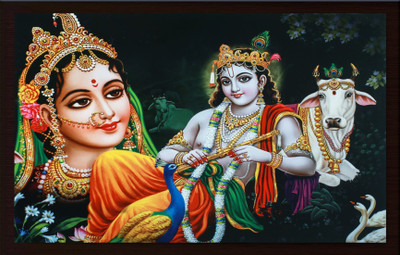 Darsh Craft Radha Krishna Religious Frame