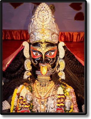 HitechMart Boro Maa Laminated Photo Religious Frame