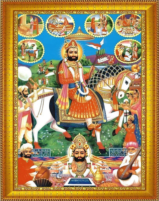 VJ ENTERPRISES RAMDEV JI MAHARAJ Religious Frame