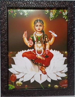 VGS MARKETINGS Bala Tripura Sundari Bala Tripura Sundari Sri Lalitha Maha Tiripurasundari Mata Religious Frame