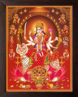 Just Zest Art Maa Durga Religious Frame