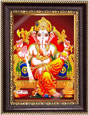 HitechMart Sri Maa Sarada DeviPhotoframe 6.7x8.7 inches - Religious Desk And Wall Art Religious Frame