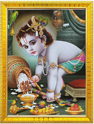 koshtak Bal Krishana/Bal Gopal/Ladu Gopal/Kanha ji Religious Frame
