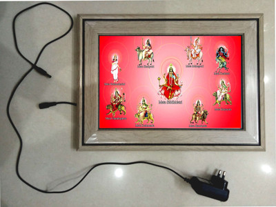 anshul internet point , NINE MATA , LED Religious Frame