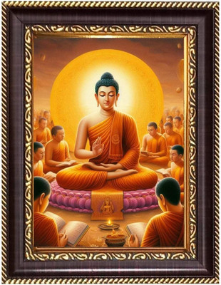 HitechMart Sri Maa Ashta Lakshmi Photoframe 6.7x8.7 inches Religious Frame
