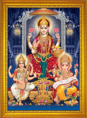 shivang craft Laxmi ji Religious Frame