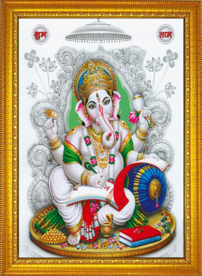 FRIZZY ARTS Ganesh ji Religious Frame