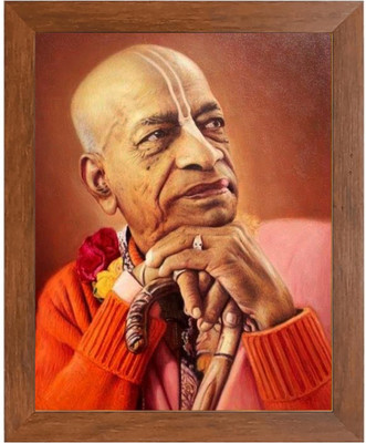 HitechMart Swami Prabhupada Founder of ISKCON Photo Frame Religious Frame