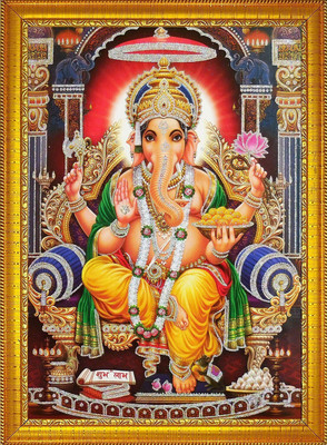 Stuthi Arts Lord Ganesha Religious Frame