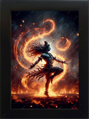 PY Creation lord shiva Religious Frame