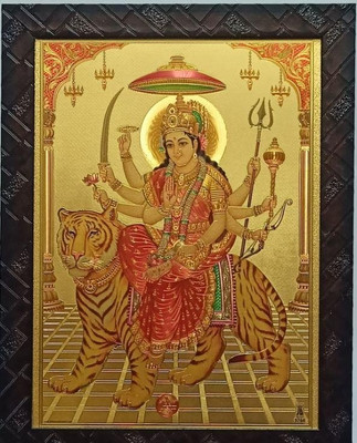 VGS MARKETINGS Vaishno Devi Durga Devi Religious Frame
