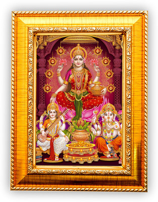 Nuoshopping Lakshmi Ganesh Religious Frame