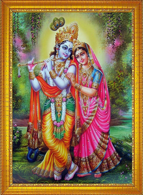 Stuthi Arts Radha Krishna Religious Frame