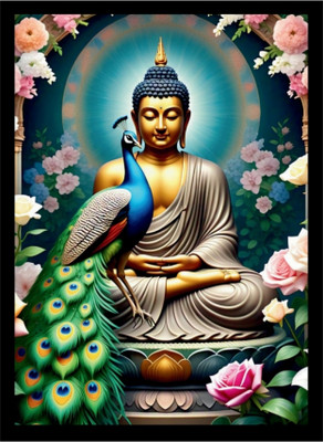 Kulthia Creation Gautam Buddha Religious Frame