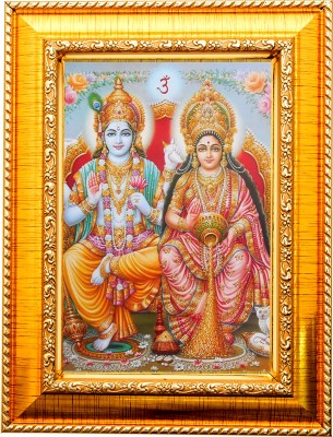 DECORPRINT DESIGN BRASPATI DEV/LAXMI NARAYAN/LAXMI/NARSHIMA/SATYANARAYAN/VISHNU/DHARM Religious Frame